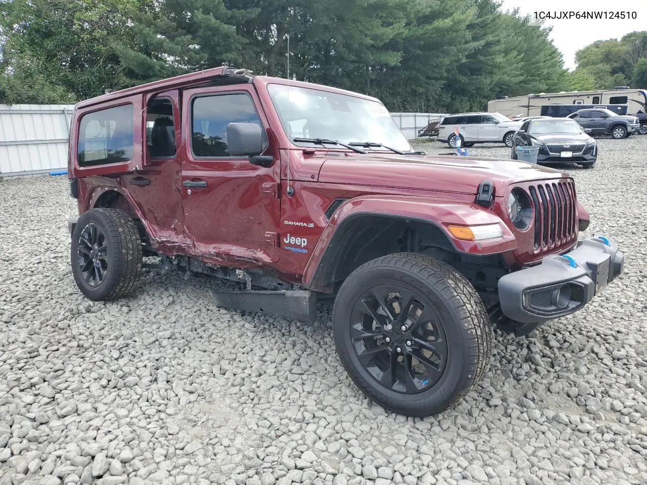 2022 Jeep Wrangler Unlimited Sahara 4Xe VIN: 1C4JJXP64NW124510 Lot: 69409864