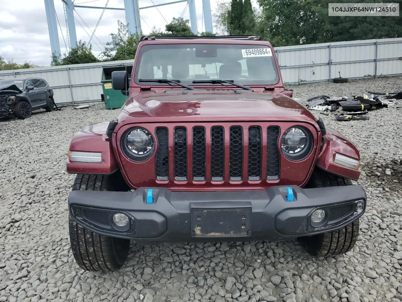 2022 Jeep Wrangler Unlimited Sahara 4Xe VIN: 1C4JJXP64NW124510 Lot: 69409864