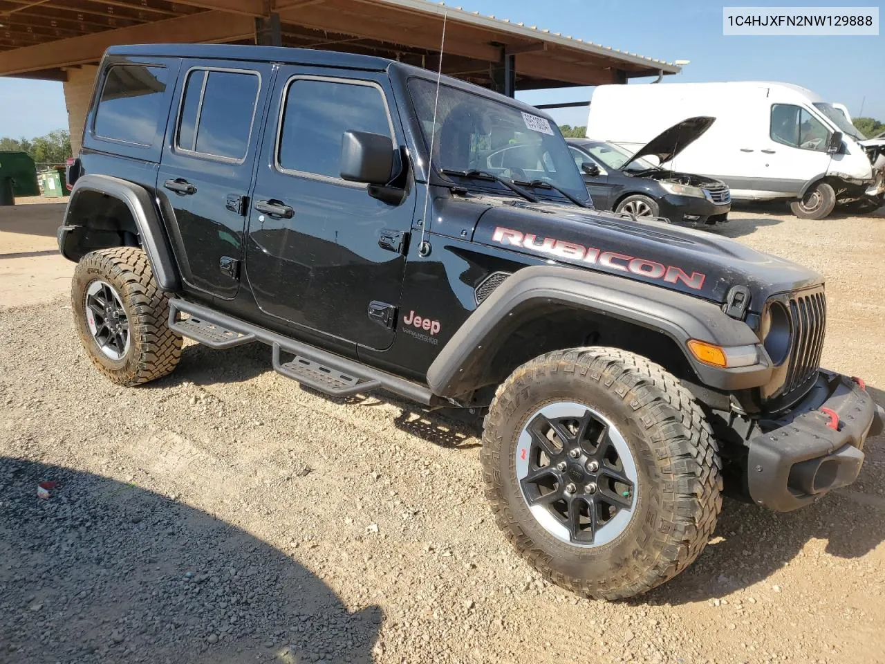 2022 Jeep Wrangler Unlimited Rubicon VIN: 1C4HJXFN2NW129888 Lot: 69518094