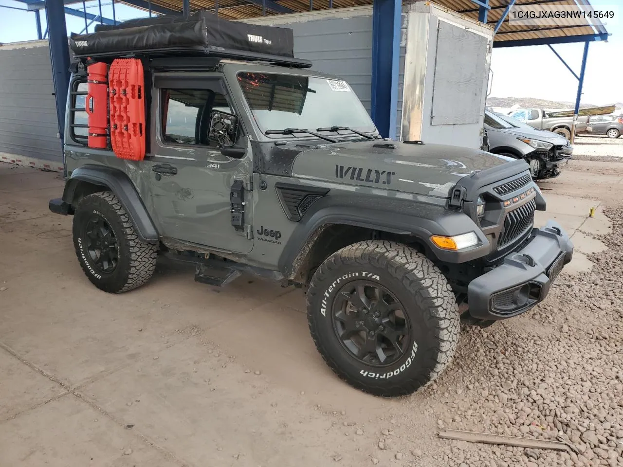 2022 Jeep Wrangler Sport VIN: 1C4GJXAG3NW145649 Lot: 69719944