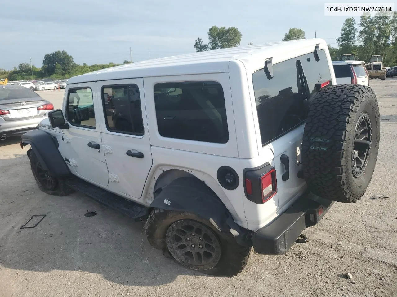 2022 Jeep Wrangler Unlimited Sport VIN: 1C4HJXDG1NW247614 Lot: 70441794