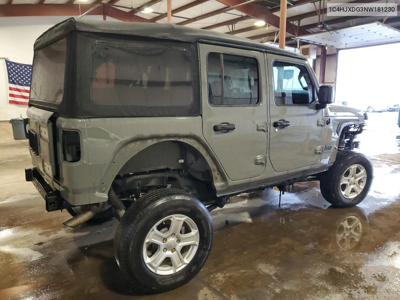 2022 Jeep Wrangler Unlimited Sport VIN: 1C4HJXDG3NW181230 Lot: 71716744