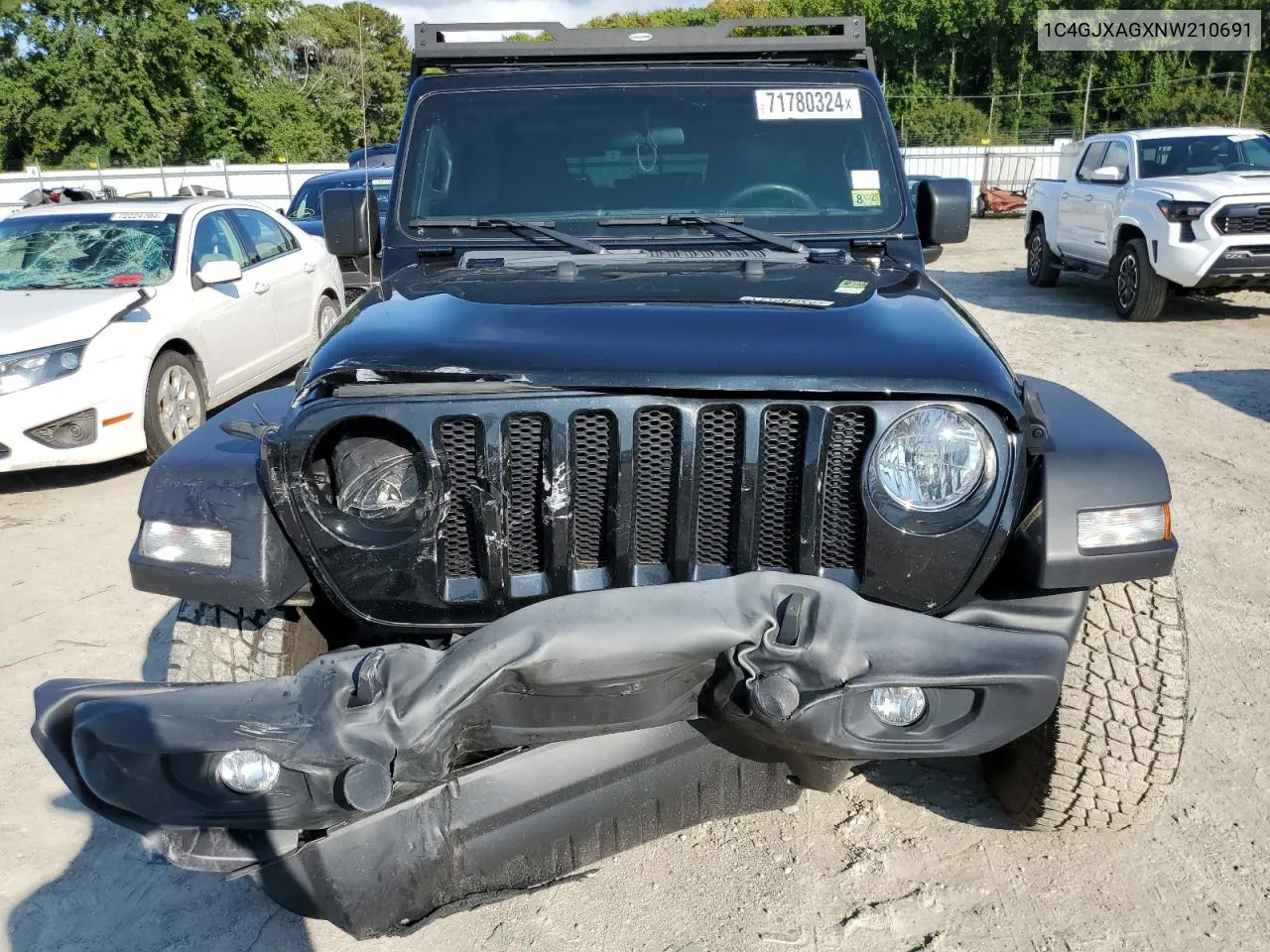 2022 Jeep Wrangler Sport VIN: 1C4GJXAGXNW210691 Lot: 71780324