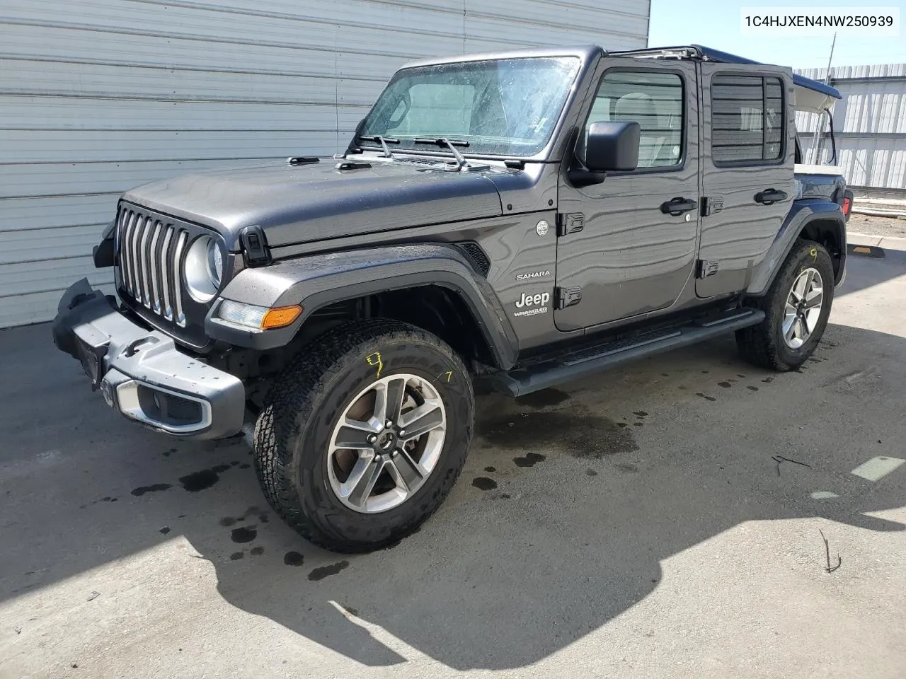 2022 Jeep Wrangler Unlimited Sahara VIN: 1C4HJXEN4NW250939 Lot: 71790514