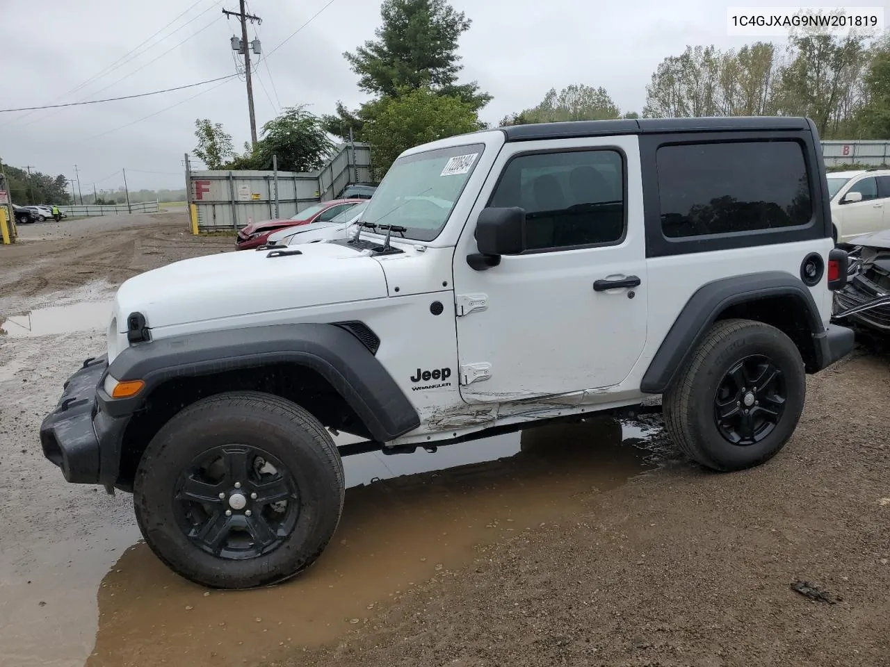 1C4GJXAG9NW201819 2022 Jeep Wrangler Sport