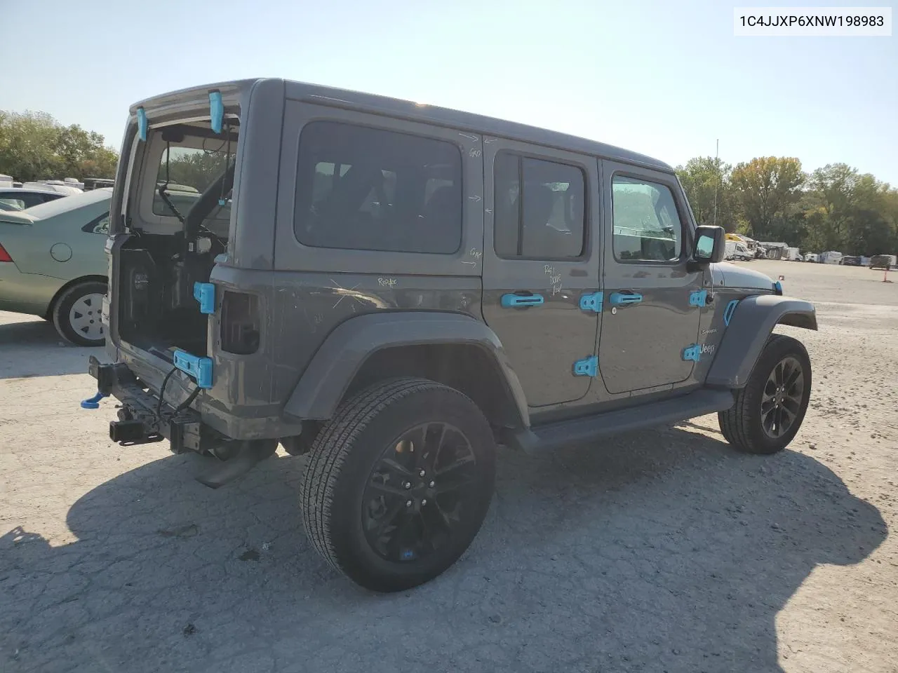 2022 Jeep Wrangler Unlimited Sahara 4Xe VIN: 1C4JJXP6XNW198983 Lot: 72563464