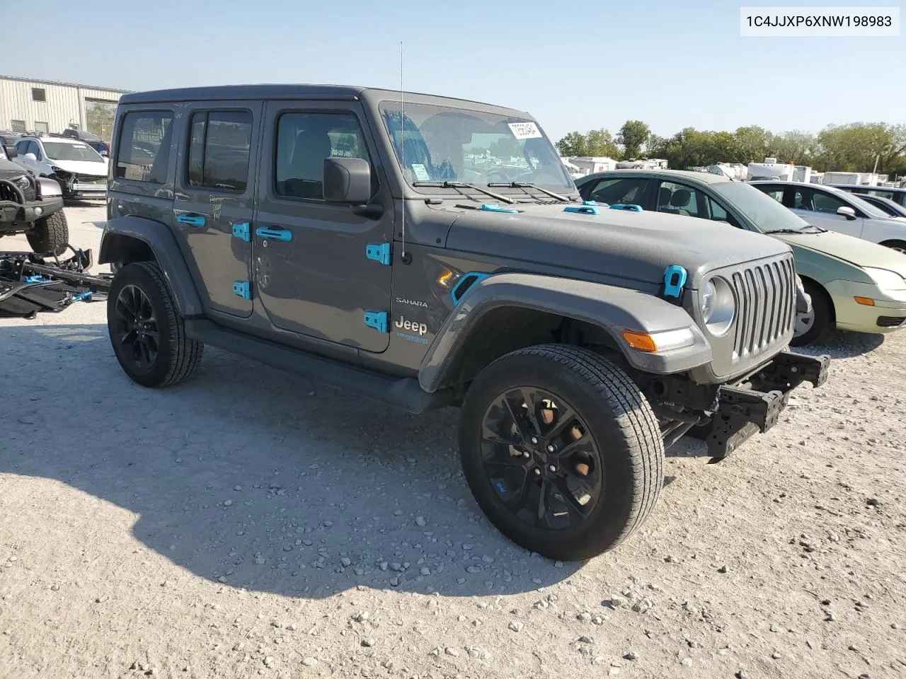 2022 Jeep Wrangler Unlimited Sahara 4Xe VIN: 1C4JJXP6XNW198983 Lot: 72563464