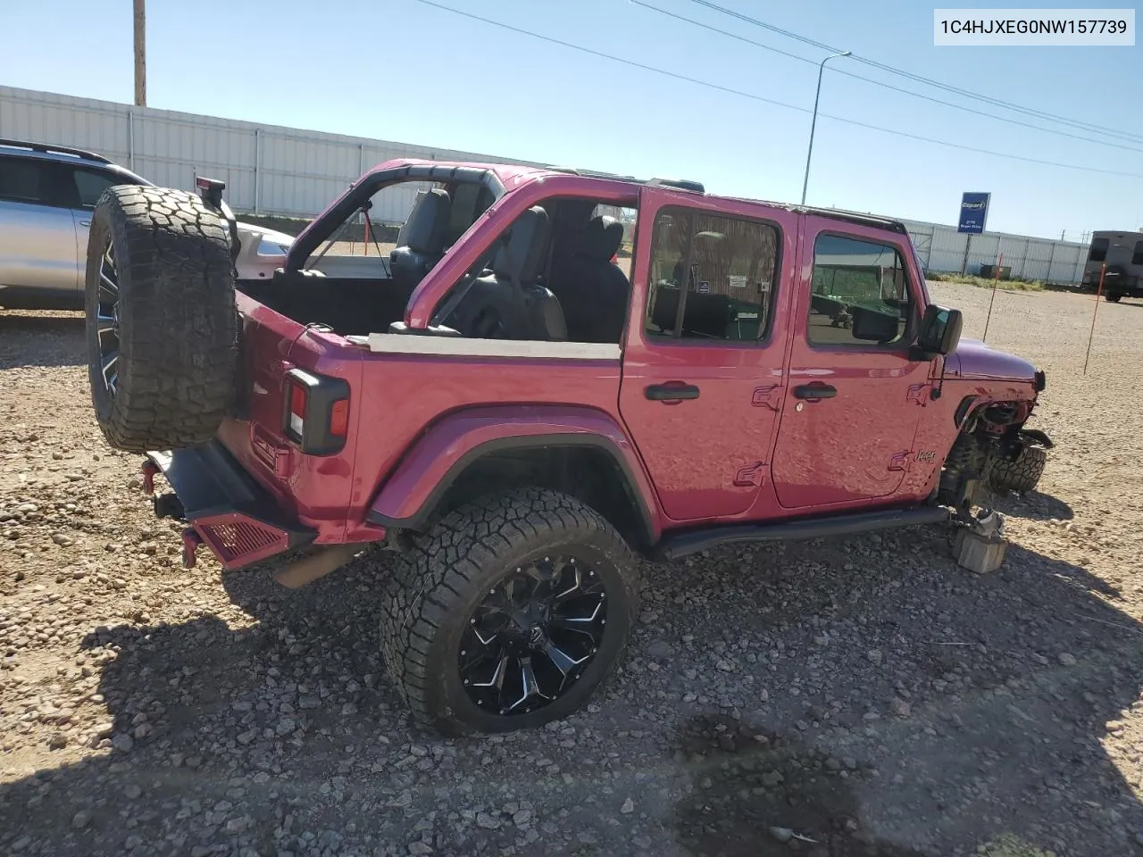 2022 Jeep Wrangler Unlimited Sahara VIN: 1C4HJXEG0NW157739 Lot: 72579234