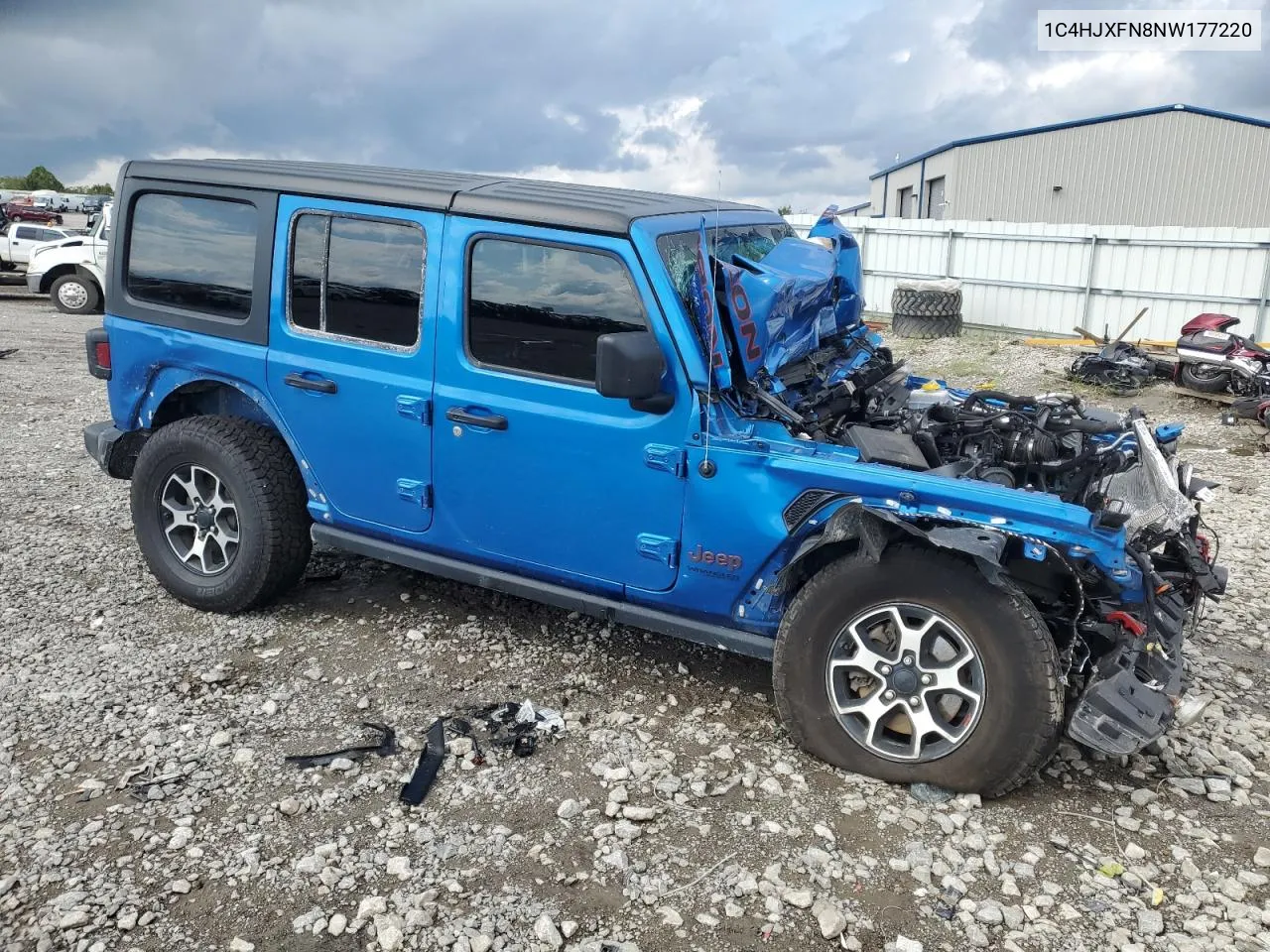 2022 Jeep Wrangler Unlimited Rubicon VIN: 1C4HJXFN8NW177220 Lot: 72840994