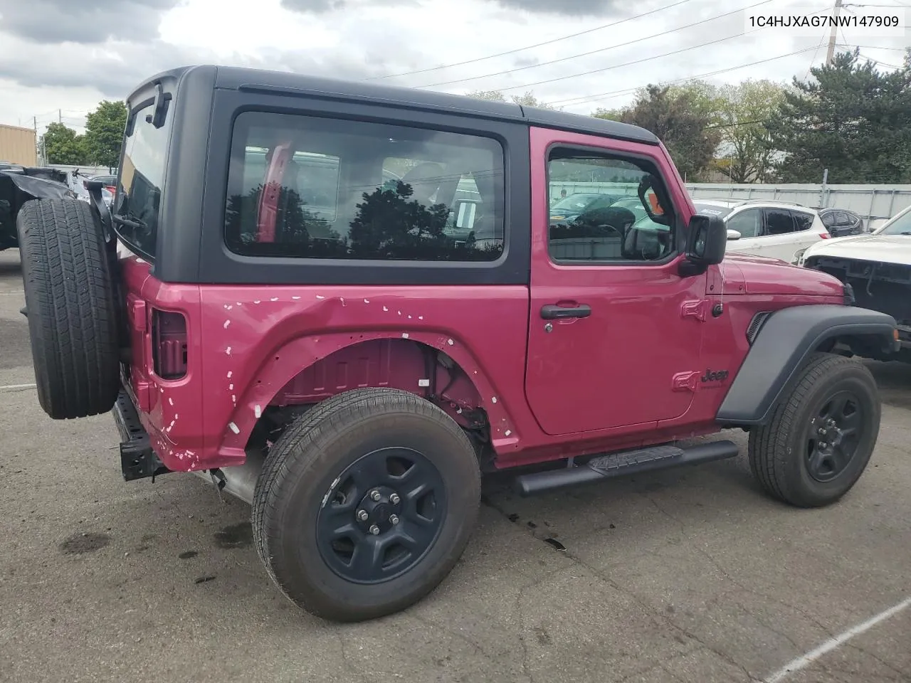 2022 Jeep Wrangler Sport VIN: 1C4HJXAG7NW147909 Lot: 73051454