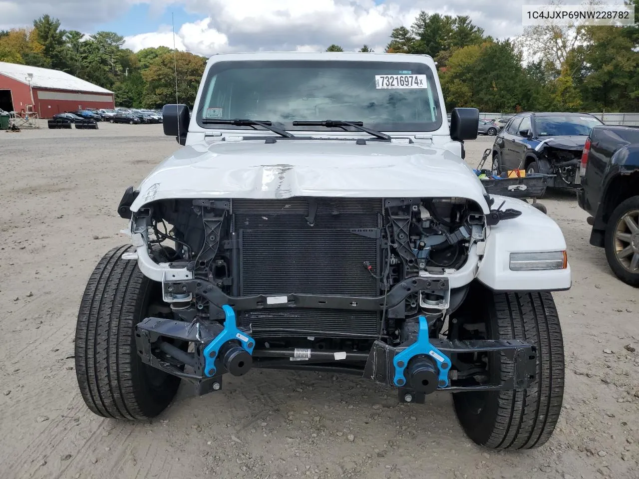 2022 Jeep Wrangler Unlimited Sahara 4Xe VIN: 1C4JJXP69NW228782 Lot: 73216974