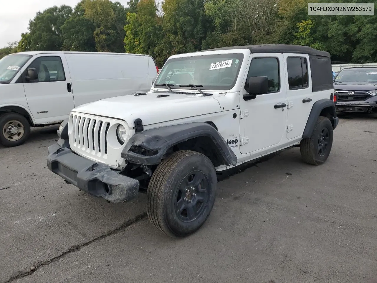 2022 Jeep Wrangler Unlimited Sport VIN: 1C4HJXDN2NW253579 Lot: 73274214