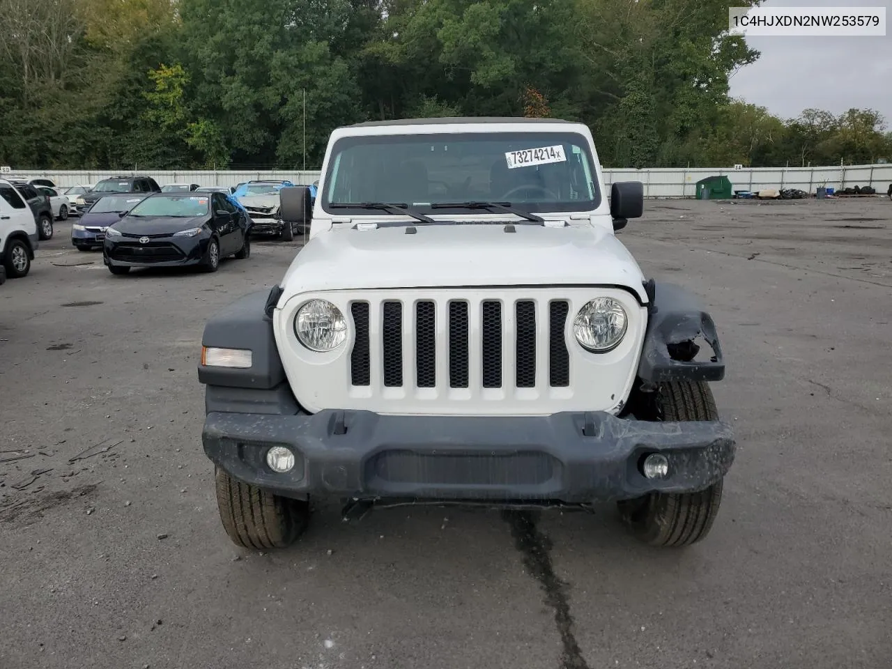 2022 Jeep Wrangler Unlimited Sport VIN: 1C4HJXDN2NW253579 Lot: 73274214