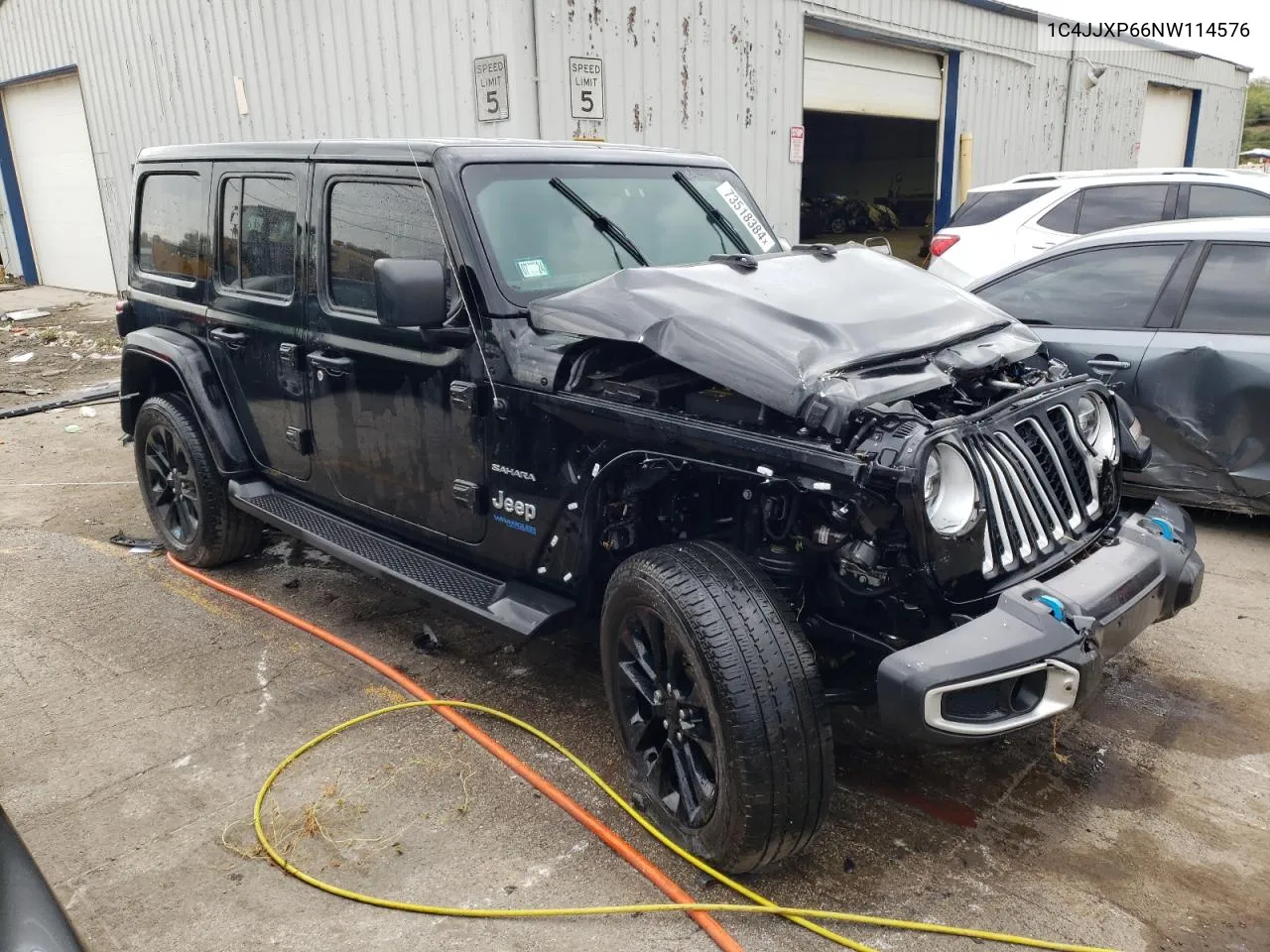 2022 Jeep Wrangler Unlimited Sahara 4Xe VIN: 1C4JJXP66NW114576 Lot: 73518384