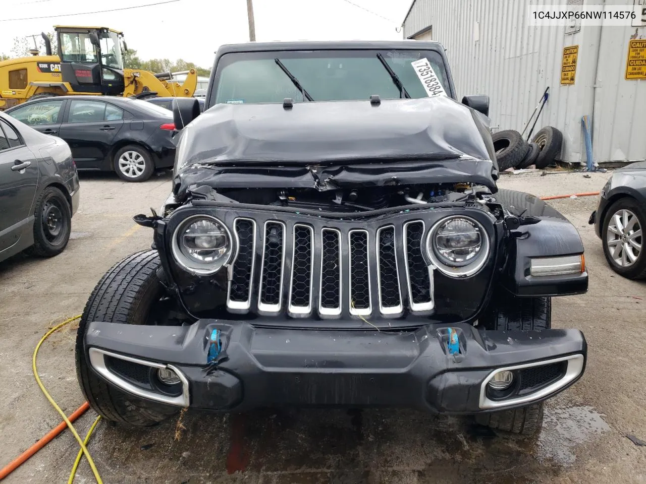 2022 Jeep Wrangler Unlimited Sahara 4Xe VIN: 1C4JJXP66NW114576 Lot: 73518384