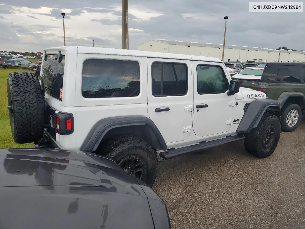 2022 Jeep Wrangler Unlimited Sport VIN: 1C4HJXDG9NW242984 Lot: 73731524