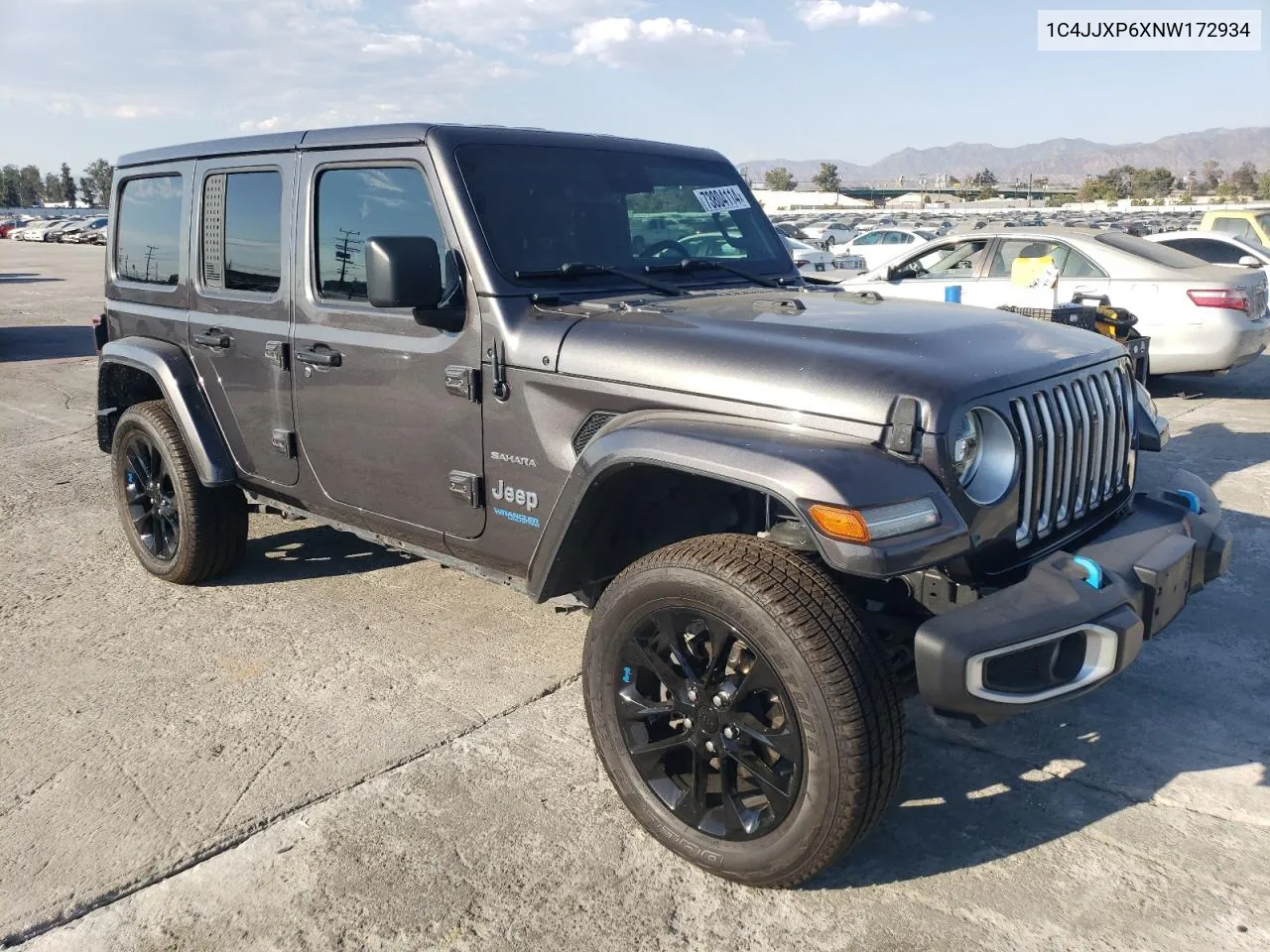 2022 Jeep Wrangler Unlimited Sahara 4Xe VIN: 1C4JJXP6XNW172934 Lot: 73804114