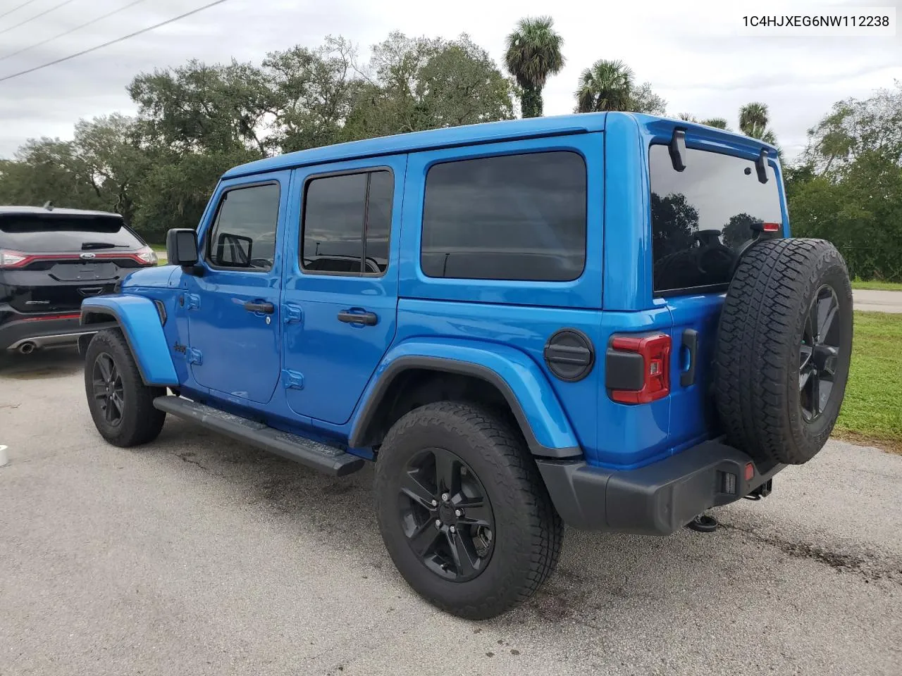 2022 Jeep Wrangler Unlimited Sahara VIN: 1C4HJXEG6NW112238 Lot: 74184674