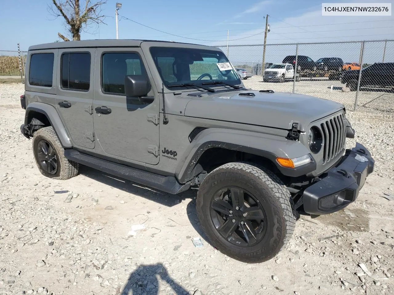 2022 Jeep Wrangler Unlimited Sahara VIN: 1C4HJXEN7NW232676 Lot: 74480794