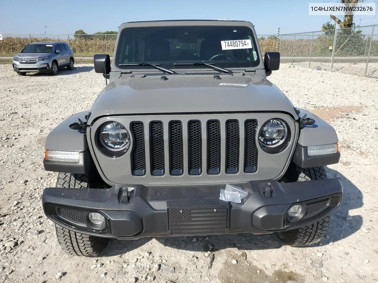 2022 Jeep Wrangler Unlimited Sahara VIN: 1C4HJXEN7NW232676 Lot: 74480794