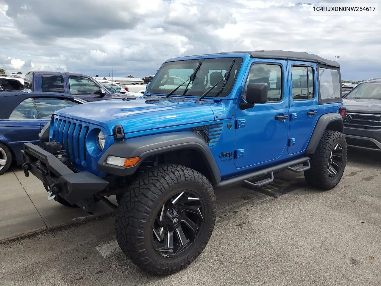 2022 Jeep Wrangler Unlimited Sport VIN: 1C4HJXDN0NW254617 Lot: 74772844