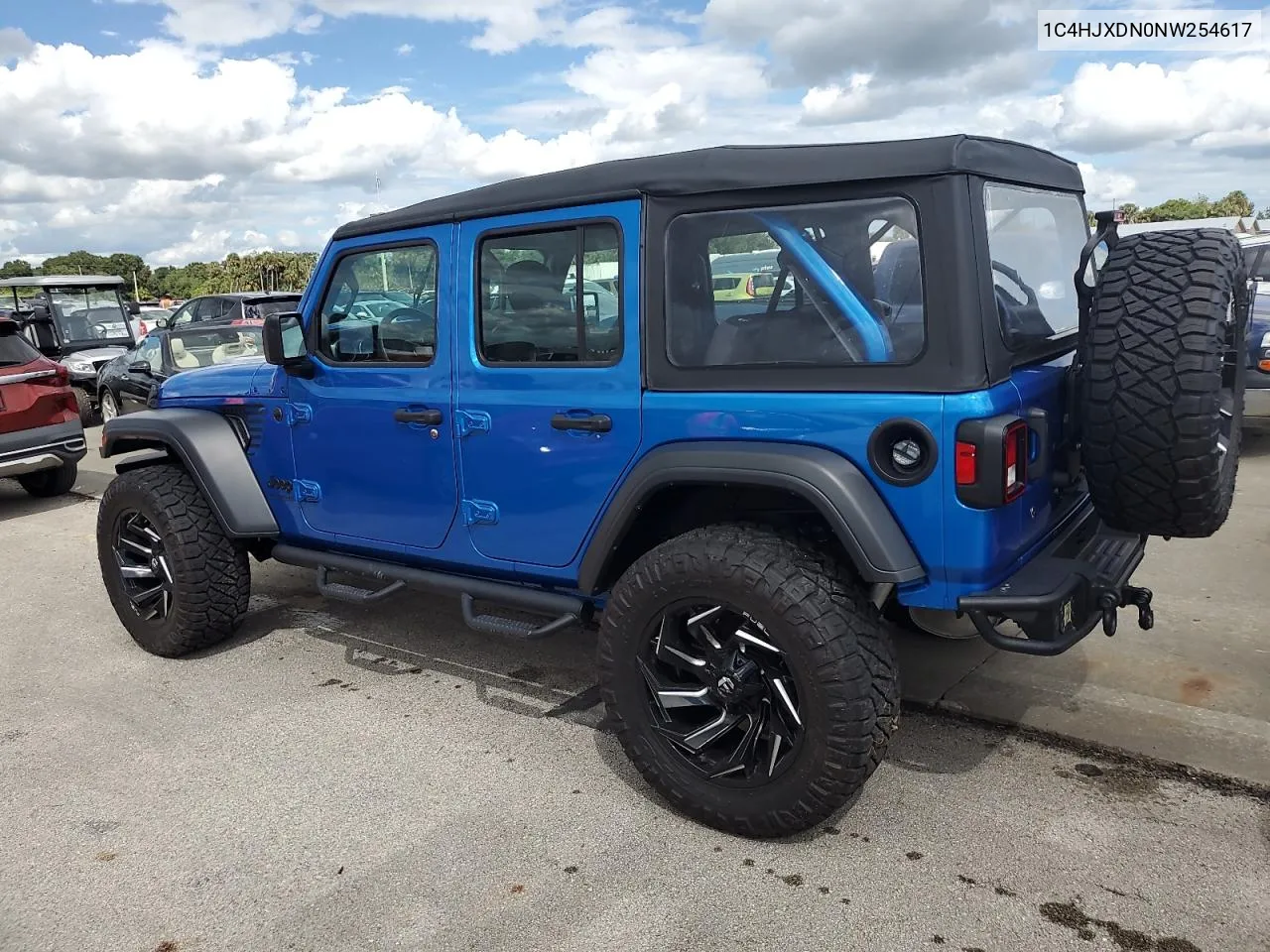 2022 Jeep Wrangler Unlimited Sport VIN: 1C4HJXDN0NW254617 Lot: 74772844