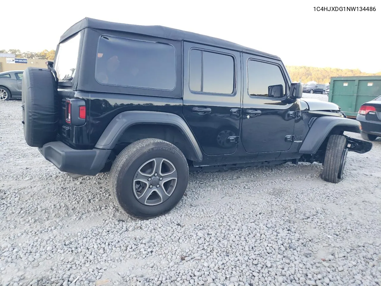 2022 Jeep Wrangler Unlimited Sport VIN: 1C4HJXDG1NW134486 Lot: 75280764