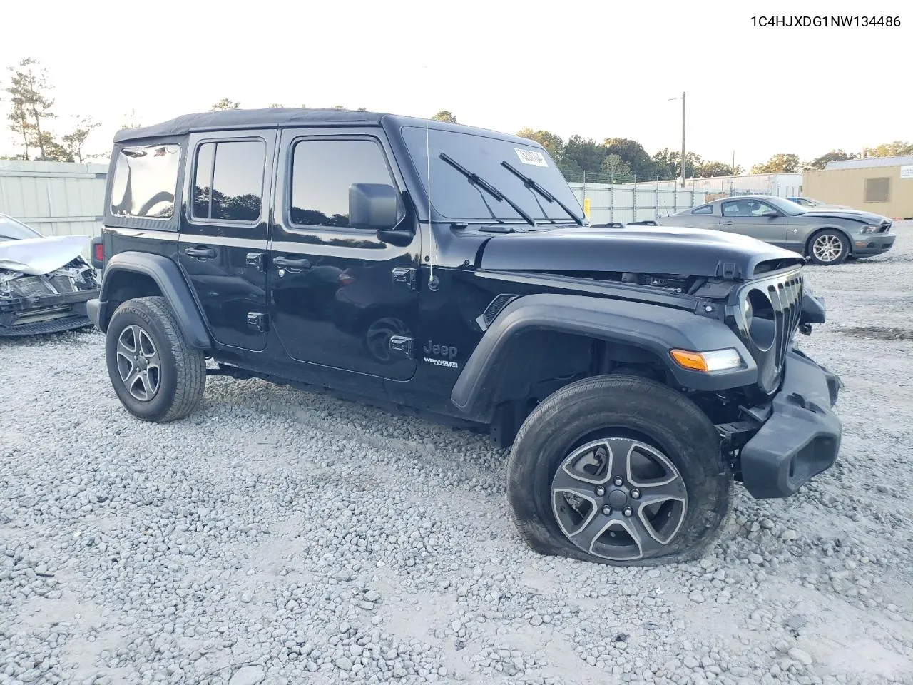 2022 Jeep Wrangler Unlimited Sport VIN: 1C4HJXDG1NW134486 Lot: 75280764