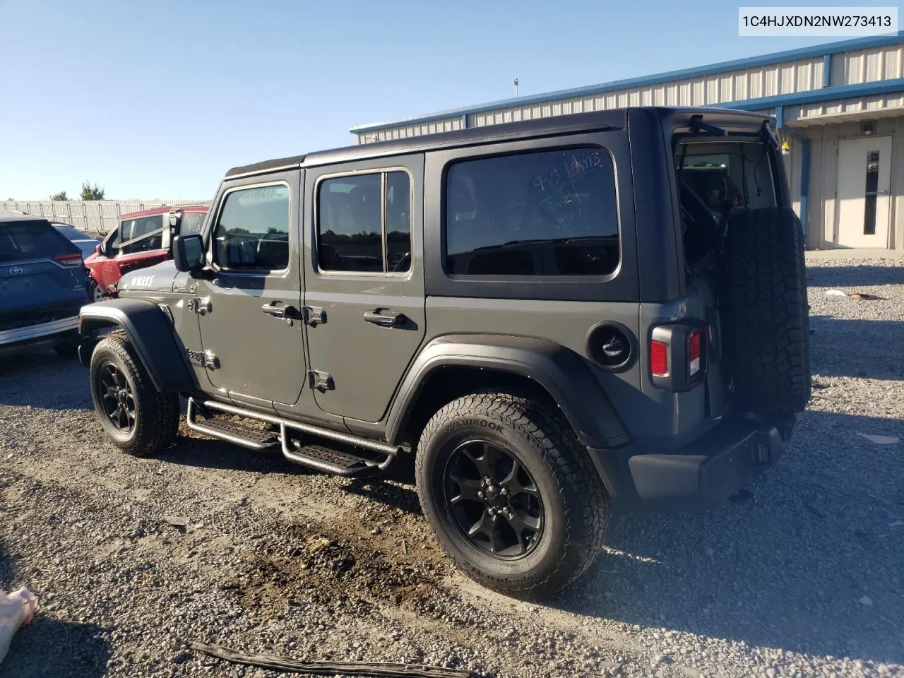 2022 Jeep Wrangler Unlimited Sport VIN: 1C4HJXDN2NW273413 Lot: 75307094