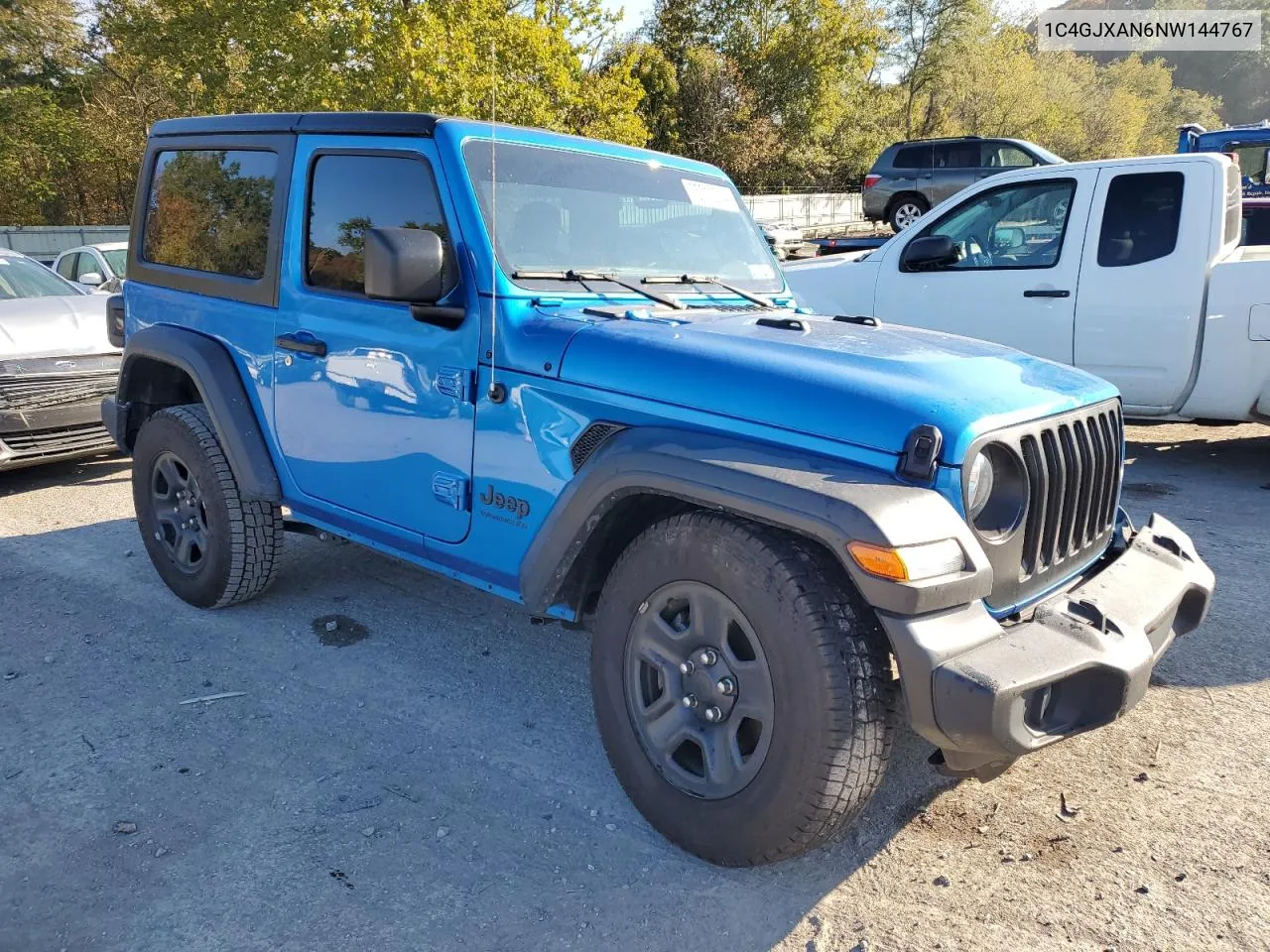 2022 Jeep Wrangler Sport VIN: 1C4GJXAN6NW144767 Lot: 75312314