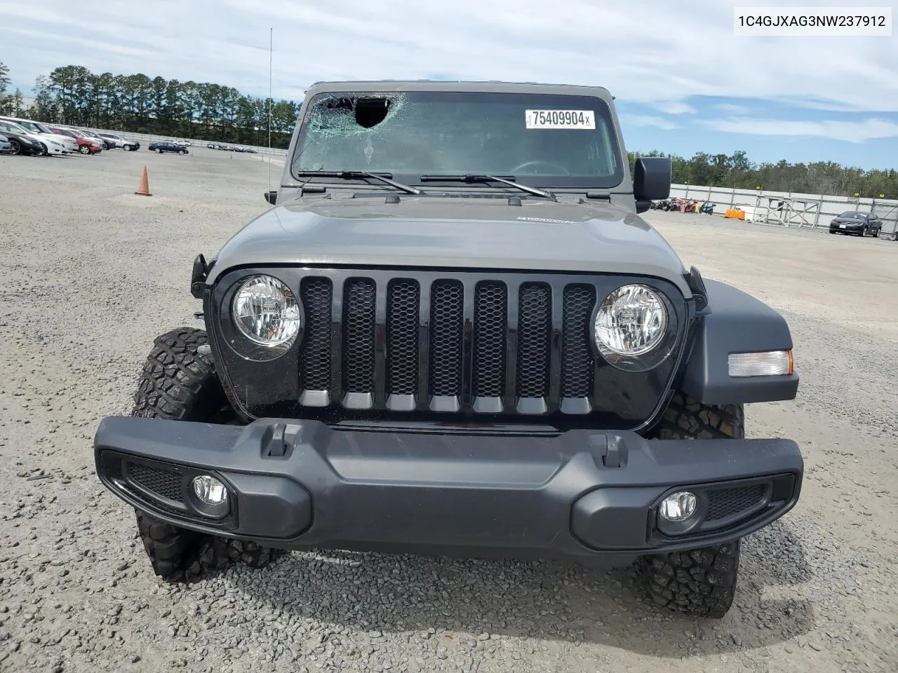 2022 Jeep Wrangler Sport VIN: 1C4GJXAG3NW237912 Lot: 75409904