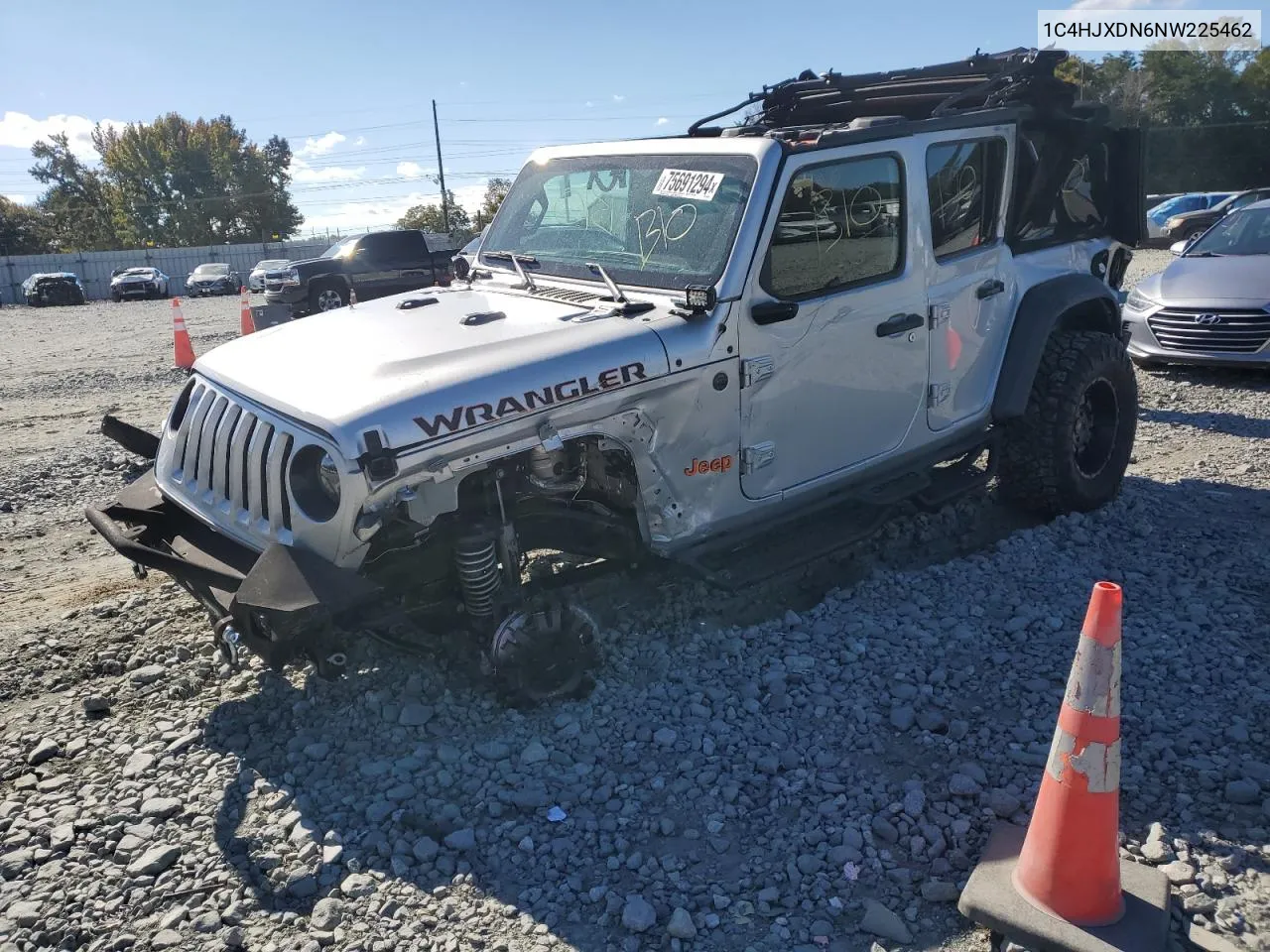 2022 Jeep Wrangler Unlimited Sport VIN: 1C4HJXDN6NW225462 Lot: 75691294