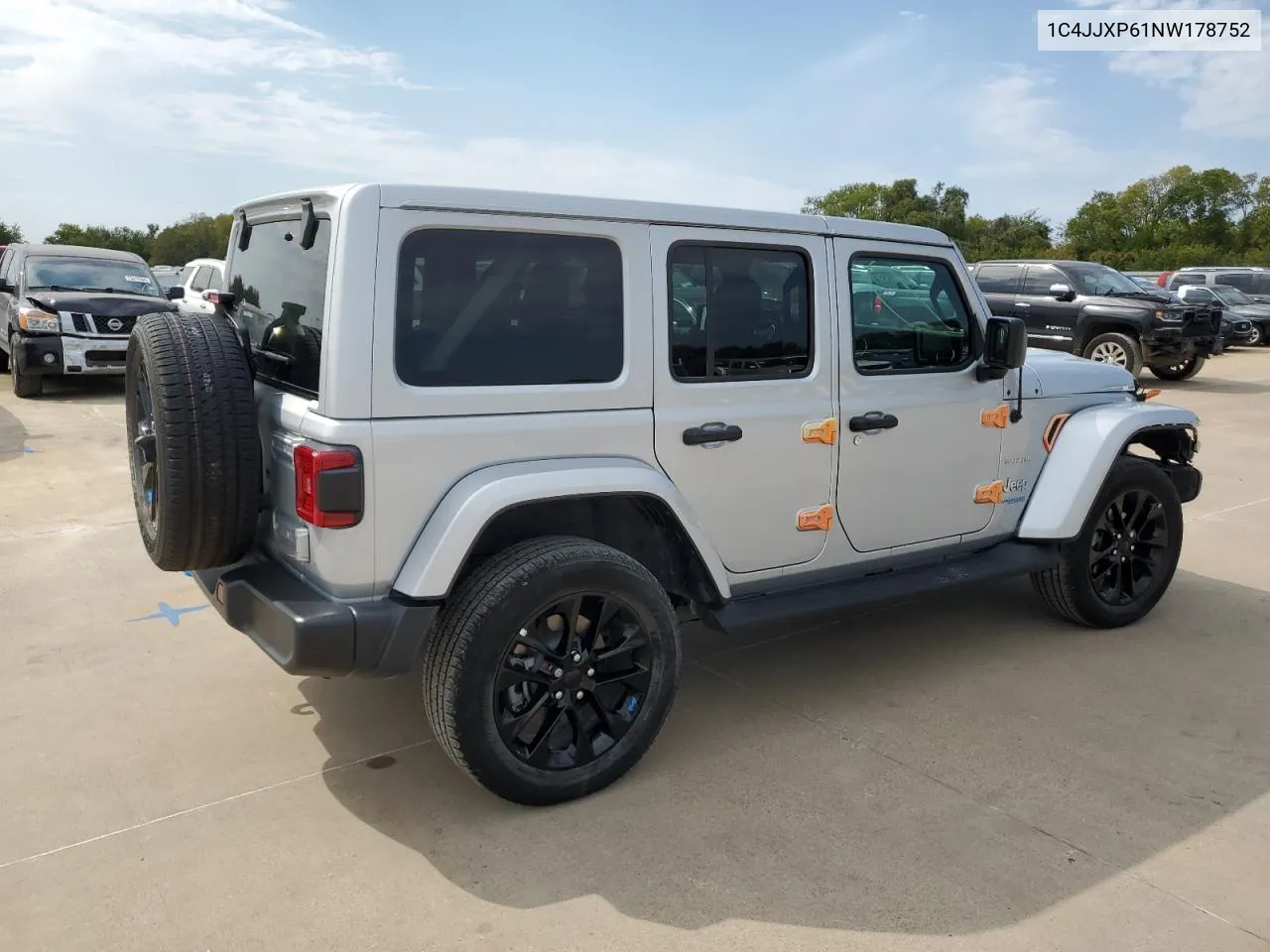 2022 Jeep Wrangler Unlimited Sahara 4Xe VIN: 1C4JJXP61NW178752 Lot: 75939454