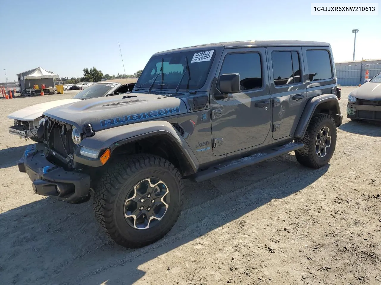 2022 Jeep Wrangler Unlimited Rubicon 4Xe VIN: 1C4JJXR6XNW210613 Lot: 76124864