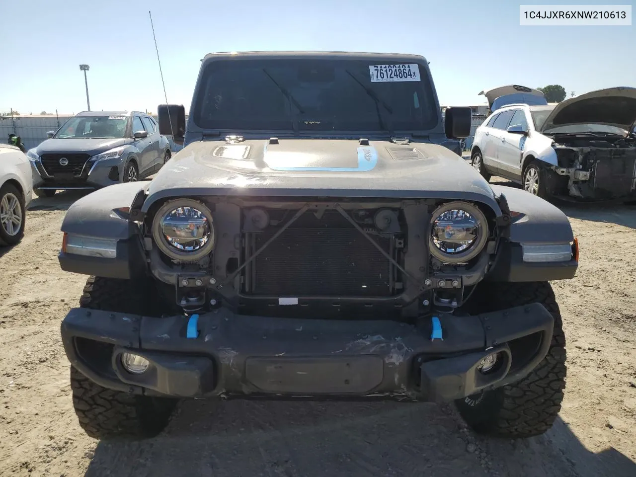 2022 Jeep Wrangler Unlimited Rubicon 4Xe VIN: 1C4JJXR6XNW210613 Lot: 76124864