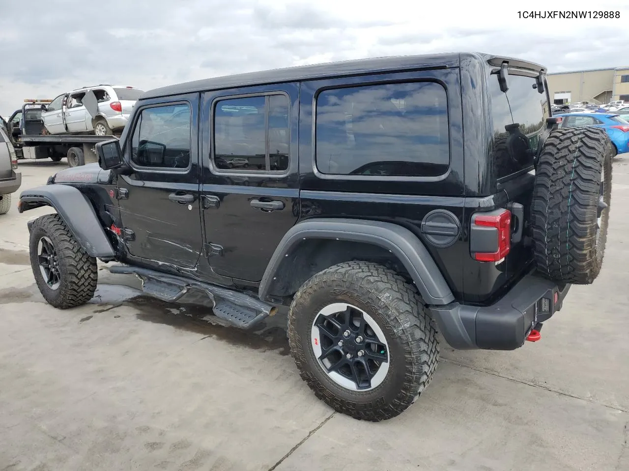 2022 Jeep Wrangler Unlimited Rubicon VIN: 1C4HJXFN2NW129888 Lot: 76588834