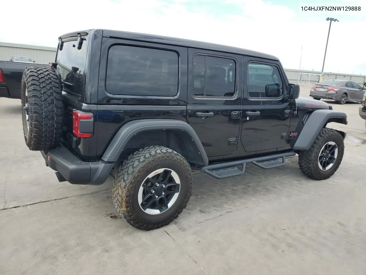 2022 Jeep Wrangler Unlimited Rubicon VIN: 1C4HJXFN2NW129888 Lot: 76588834