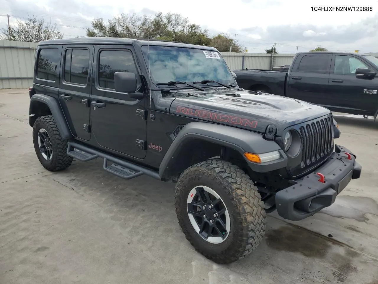 2022 Jeep Wrangler Unlimited Rubicon VIN: 1C4HJXFN2NW129888 Lot: 76588834