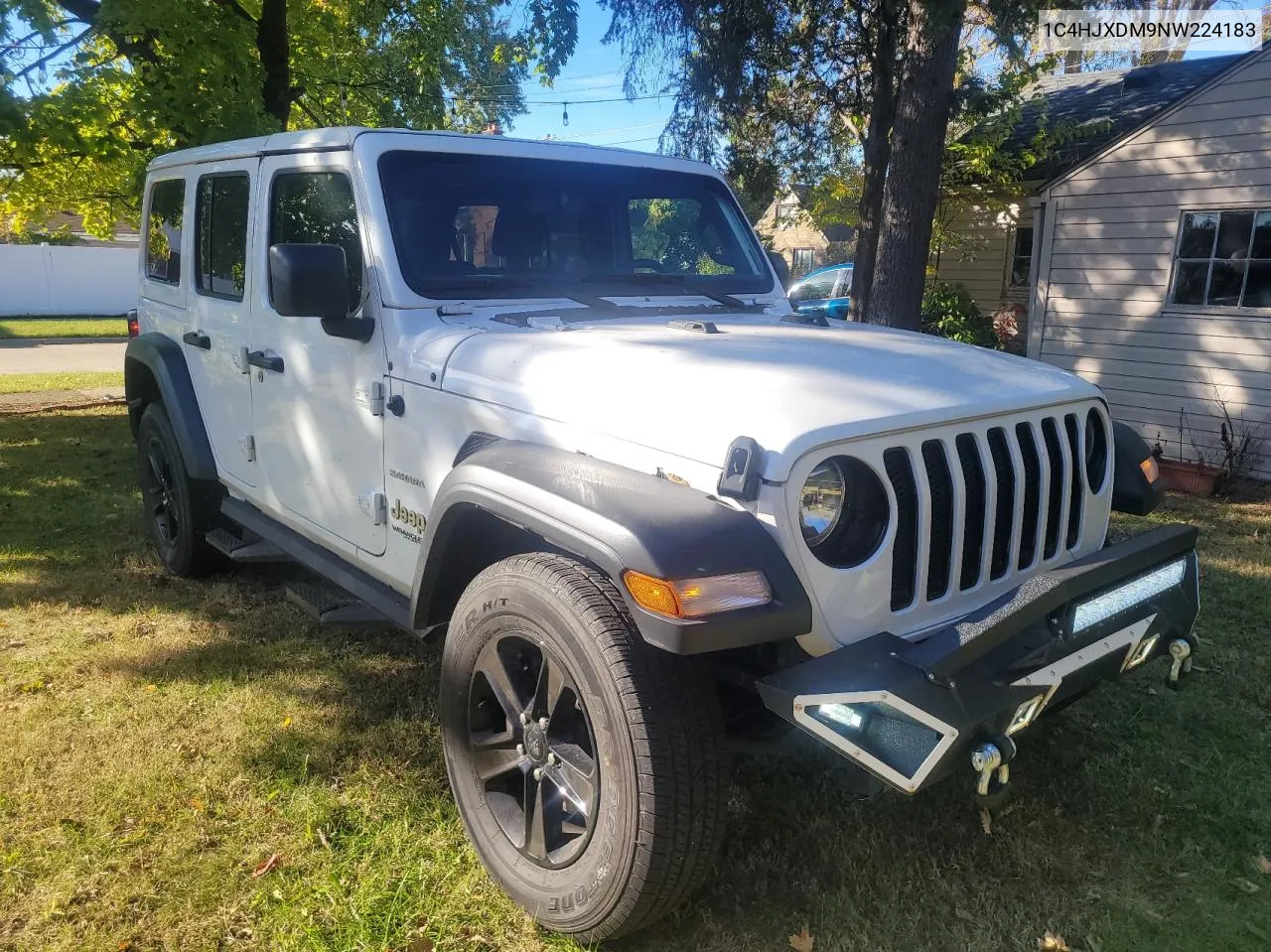 2022 Jeep Wrangler Unlimited Sport VIN: 1C4HJXDM9NW224183 Lot: 76800444