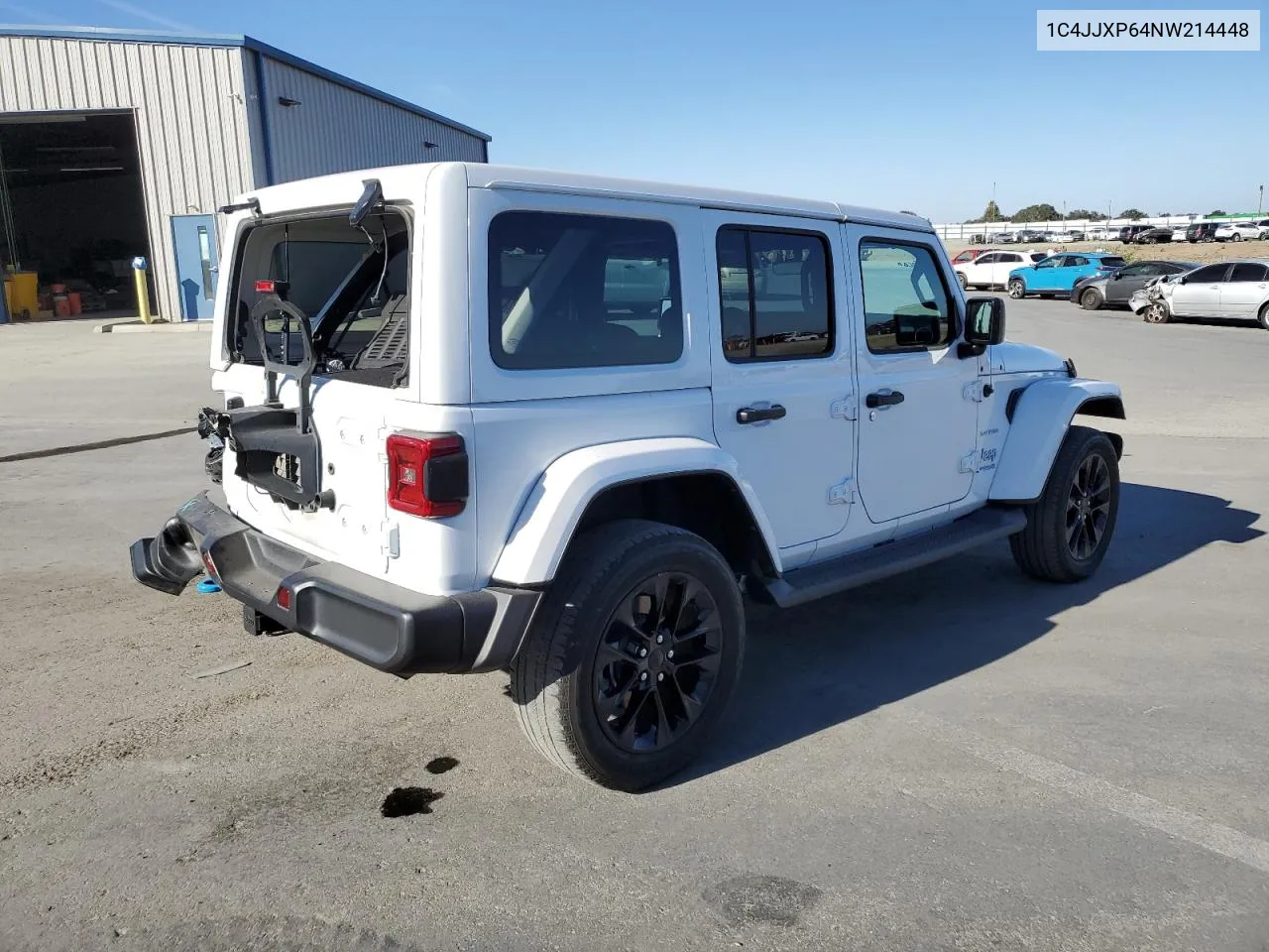 2022 Jeep Wrangler Unlimited Sahara 4Xe VIN: 1C4JJXP64NW214448 Lot: 77128574