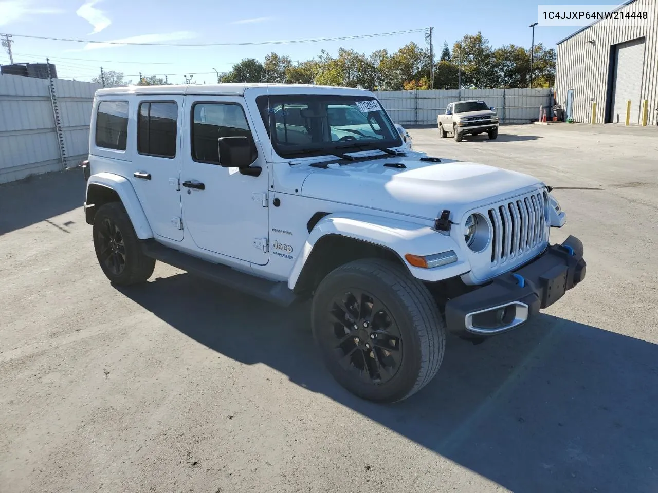 2022 Jeep Wrangler Unlimited Sahara 4Xe VIN: 1C4JJXP64NW214448 Lot: 77128574