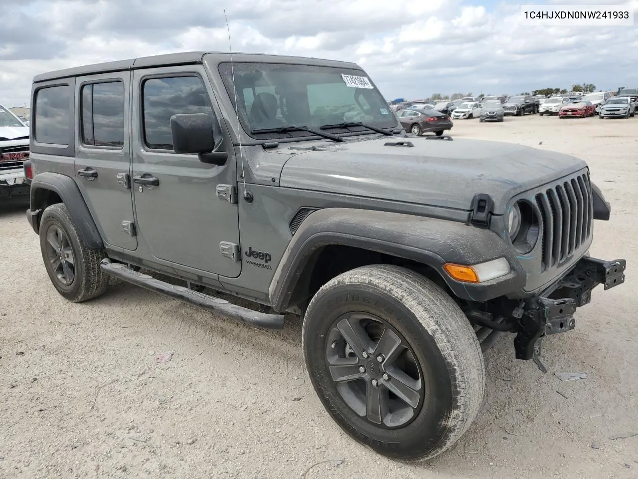 1C4HJXDN0NW241933 2022 Jeep Wrangler Unlimited Sport