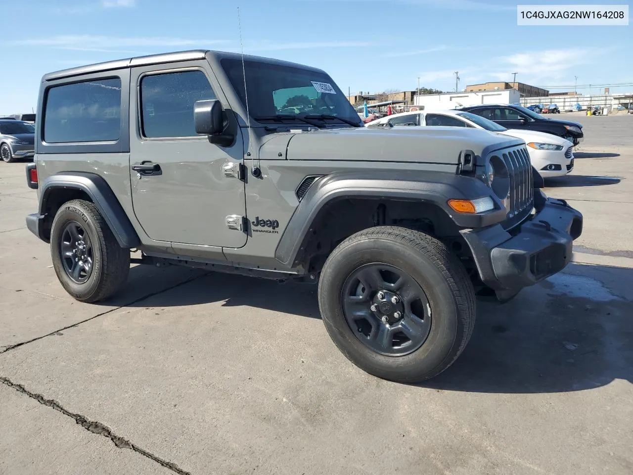 2022 Jeep Wrangler Sport VIN: 1C4GJXAG2NW164208 Lot: 77453834