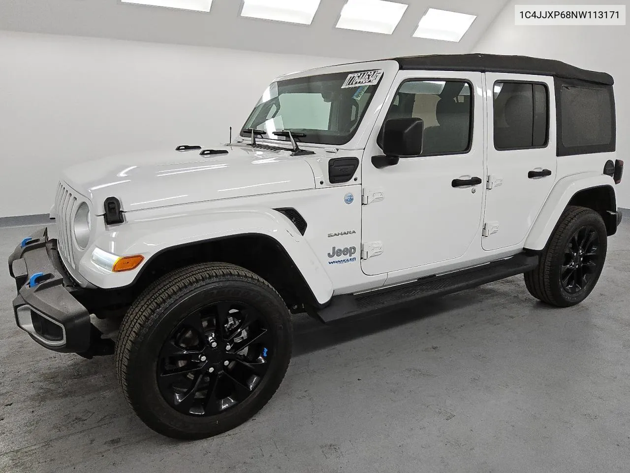 2022 Jeep Wrangler Unlimited Sahara 4Xe VIN: 1C4JJXP68NW113171 Lot: 77644634