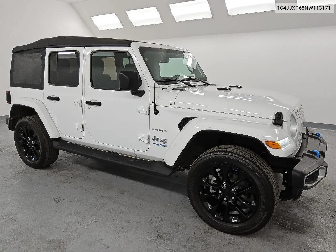 2022 Jeep Wrangler Unlimited Sahara 4Xe VIN: 1C4JJXP68NW113171 Lot: 77644634