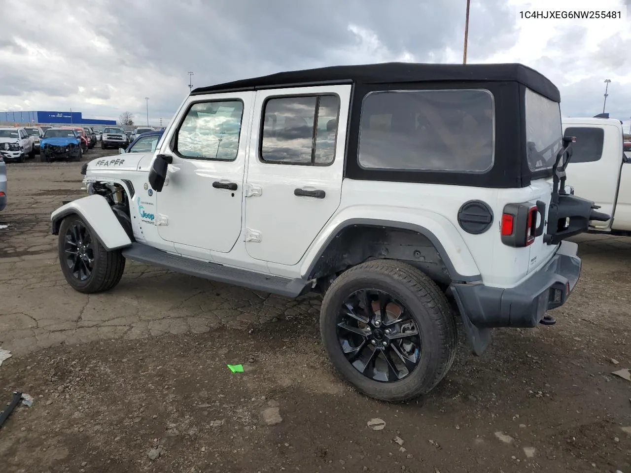 2022 Jeep Wrangler Unlimited Sahara VIN: 1C4HJXEG6NW255481 Lot: 79455774