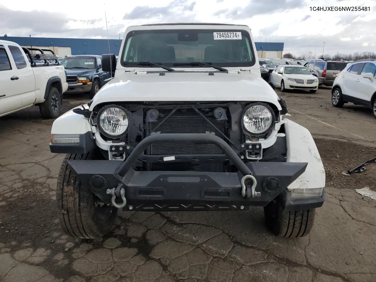 2022 Jeep Wrangler Unlimited Sahara VIN: 1C4HJXEG6NW255481 Lot: 79455774