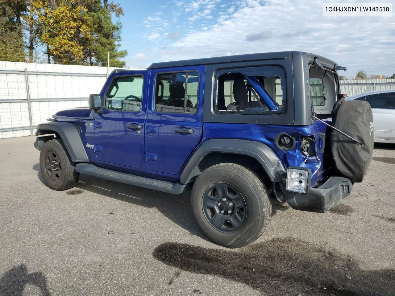 2022 Jeep Wrangler Unlimited Sport VIN: 1C4HJXDN1LW143510 Lot: 79633394