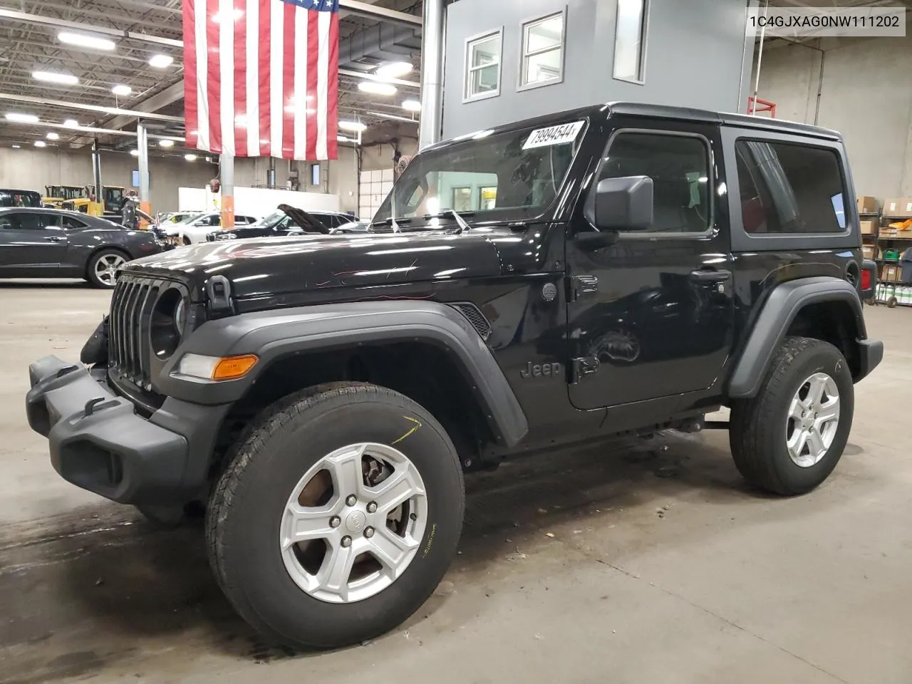 2022 Jeep Wrangler Sport VIN: 1C4GJXAG0NW111202 Lot: 79994544