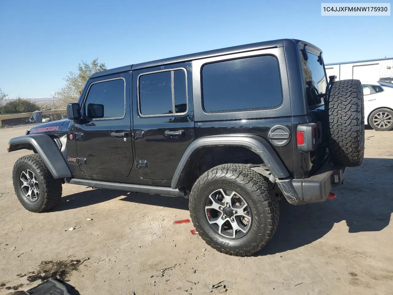 2022 Jeep Wrangler Unlimited Rubicon VIN: 1C4JJXFM6NW175930 Lot: 80345034